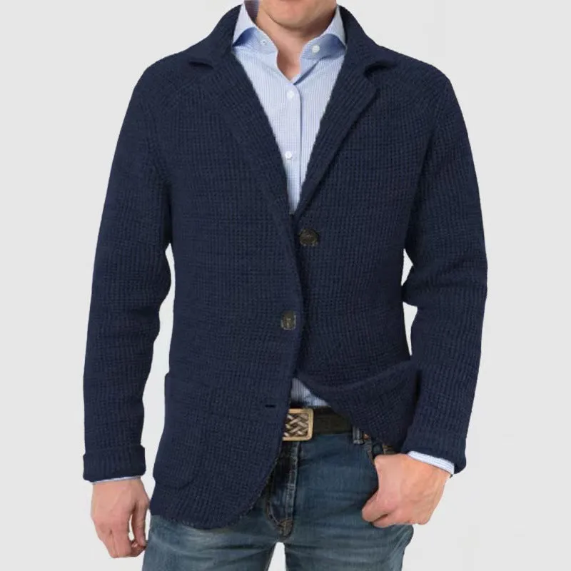Aule Knitted Single Breasted Blazer