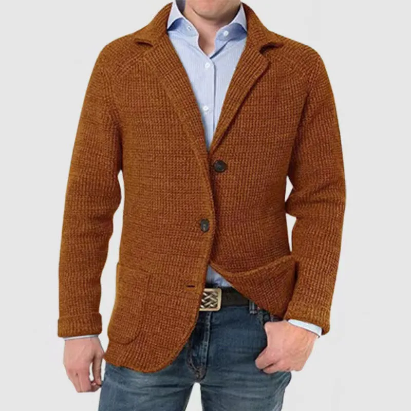 Aule Knitted Single Breasted Blazer