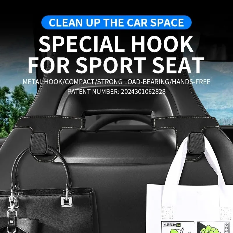 Auto Sport Seat Back Hook – Multi-Functional Widened & Thickened Storage Hook