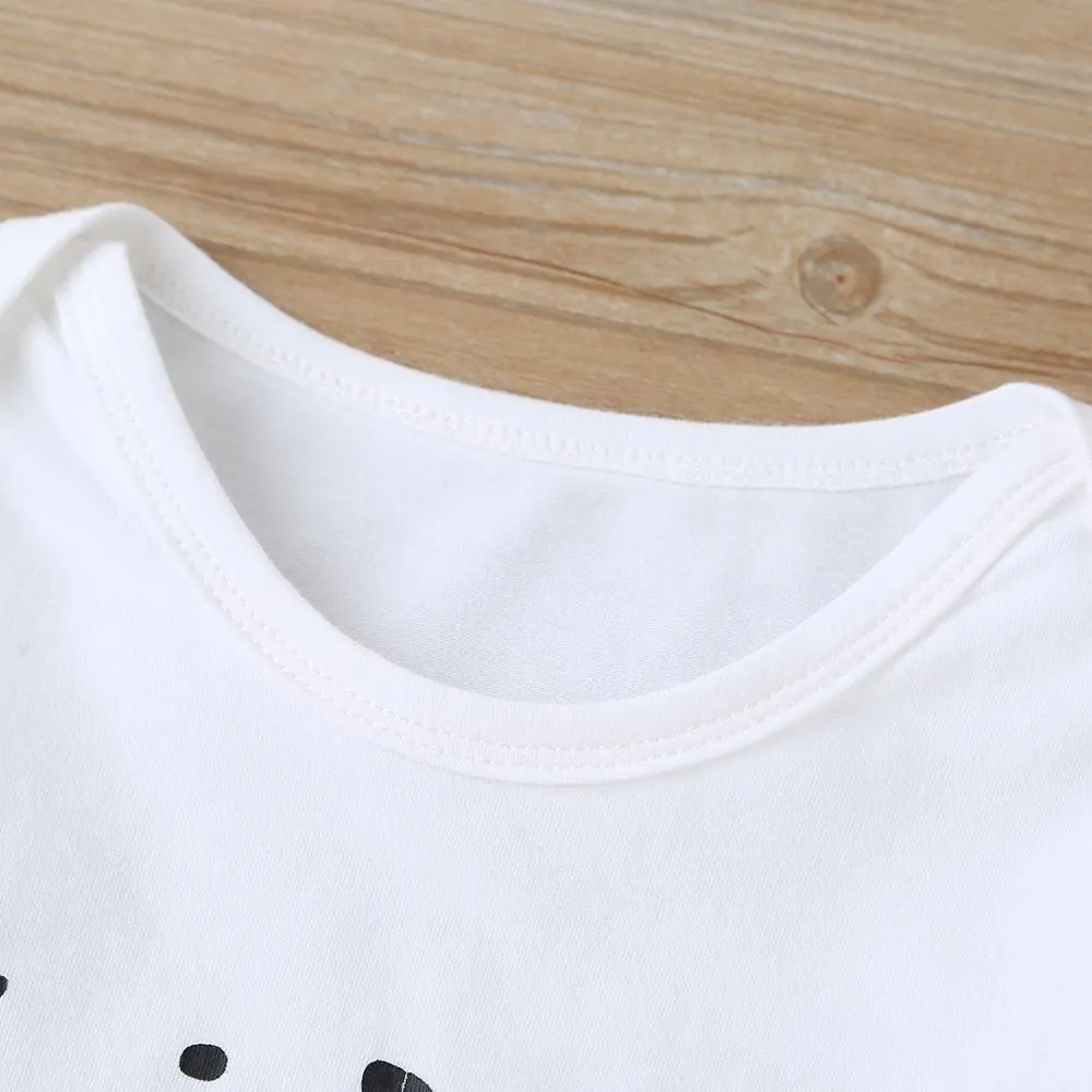 Baby Little Dude Long Sleeve Romper & Solid Overalls Baby Clothing Wholesale