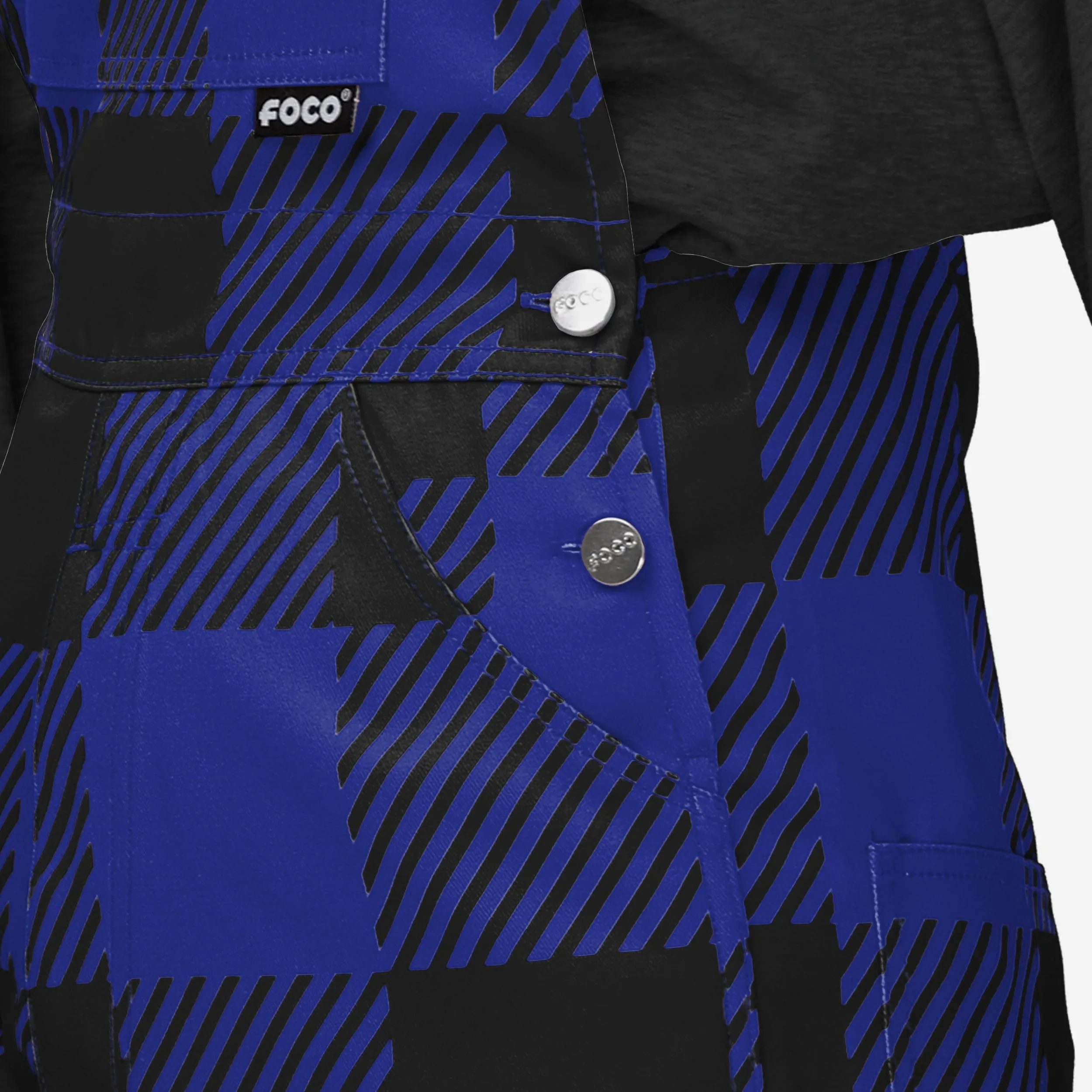 Baltimore Ravens Womens Plaid Bib Overalls