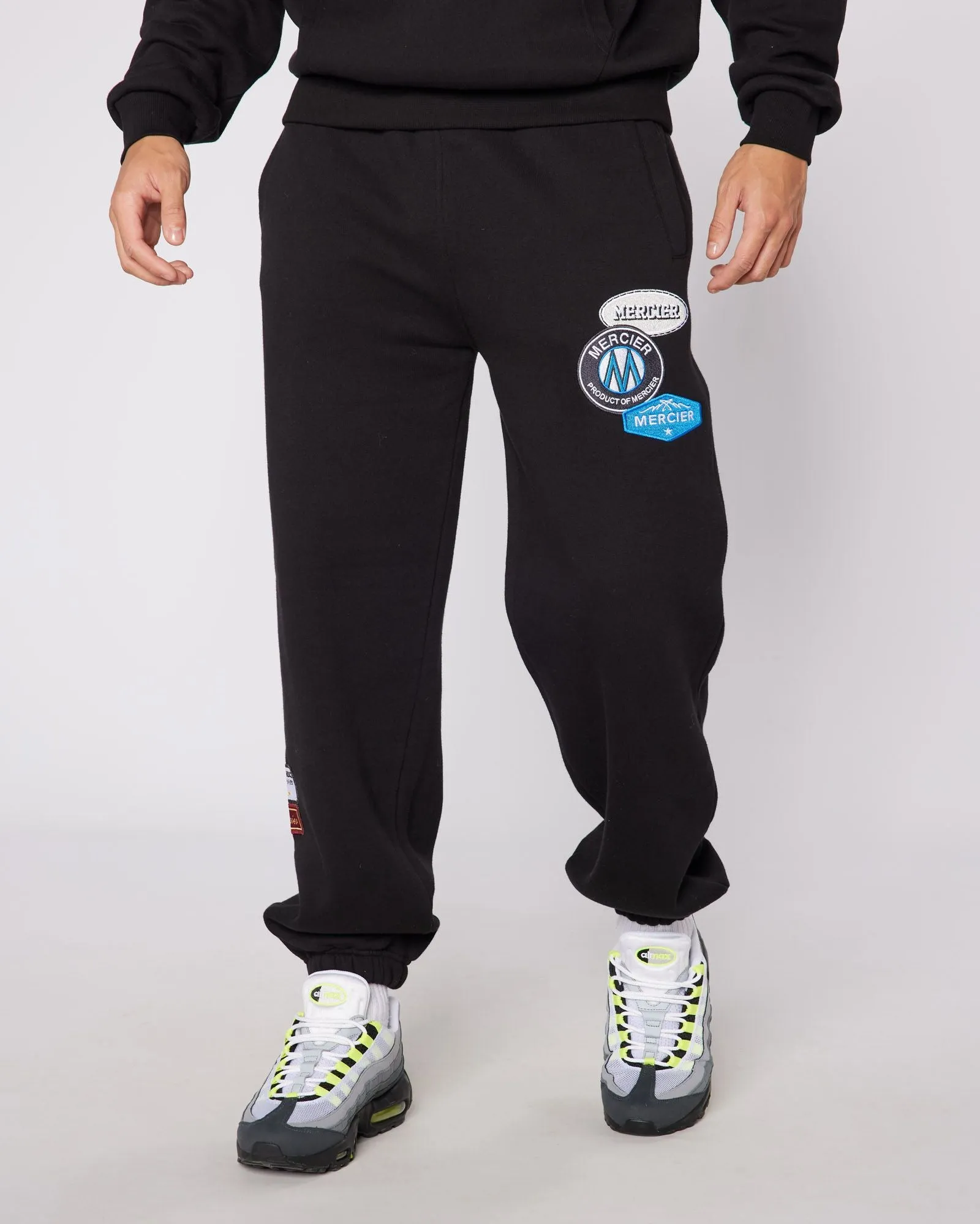 Black Relaxed OG Badge Joggers