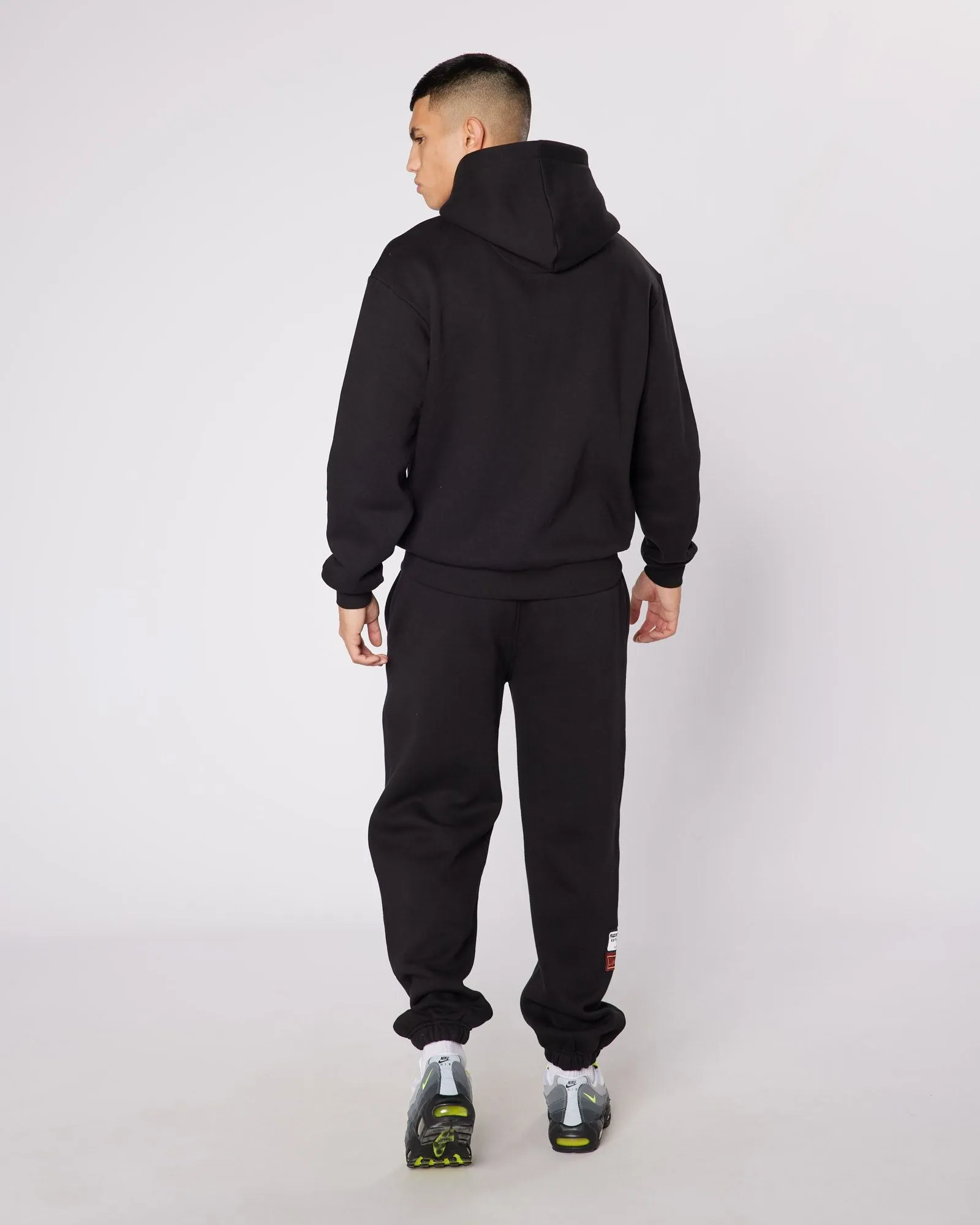 Black Relaxed OG Badge Joggers