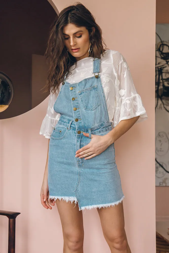 Born And Raised Overalls Dress