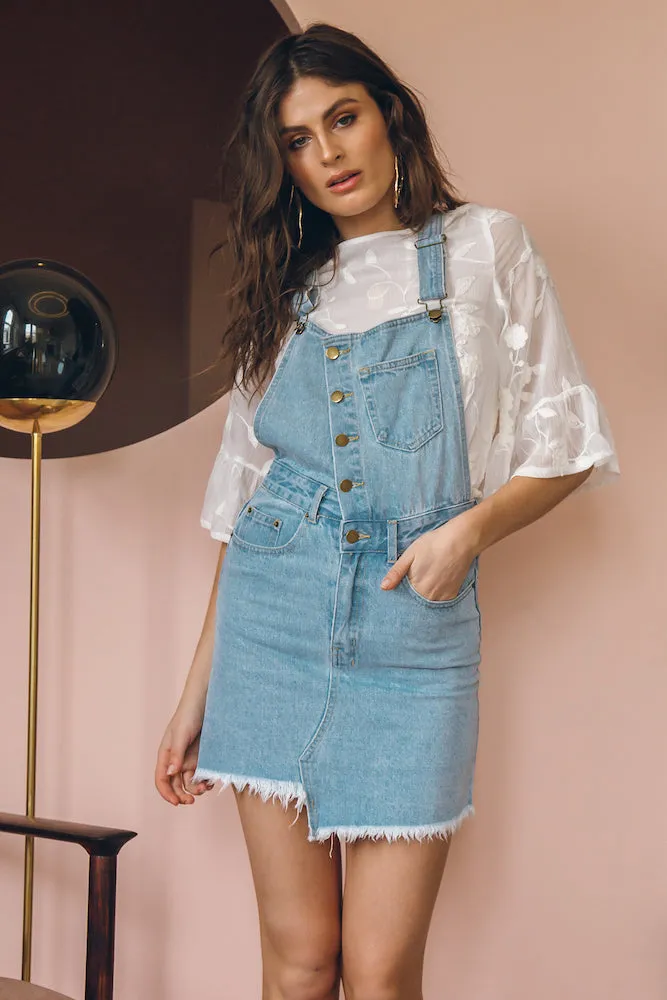 Born And Raised Overalls Dress