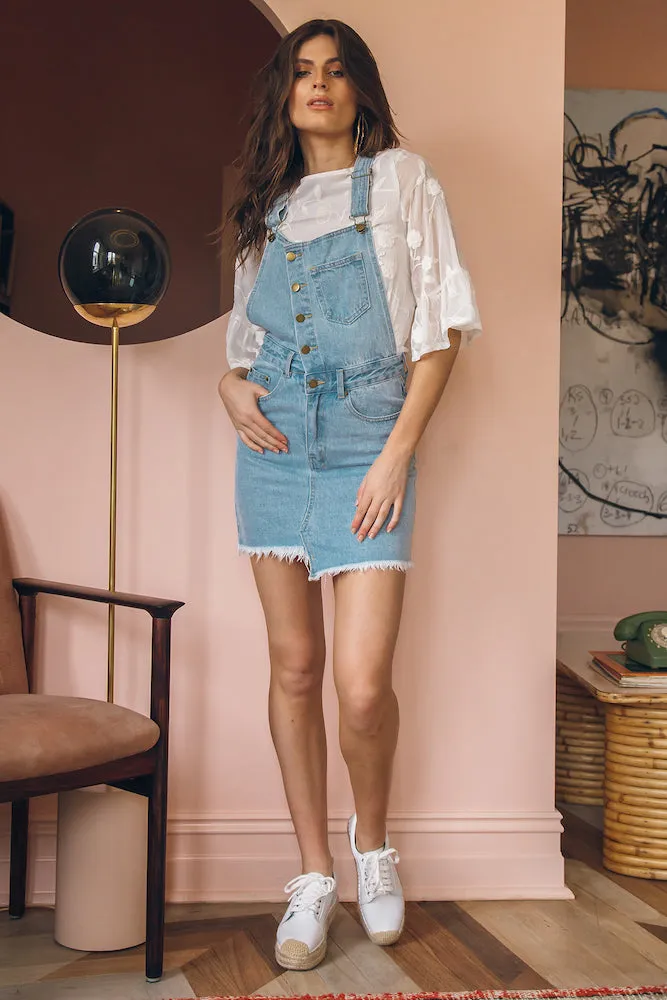 Born And Raised Overalls Dress