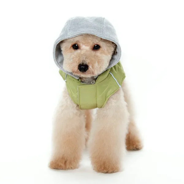 CITY PUFFER DOG JACKET GREEN
