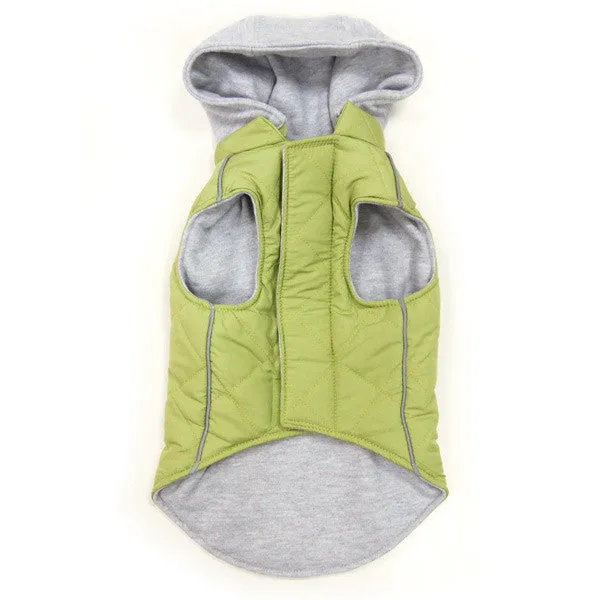 CITY PUFFER DOG JACKET GREEN