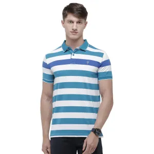 Classic Polo Men's Polo Neck Half Sleeve Multicolor Cotton Slim Fit T-Shirt CPEG - 255 B SF P