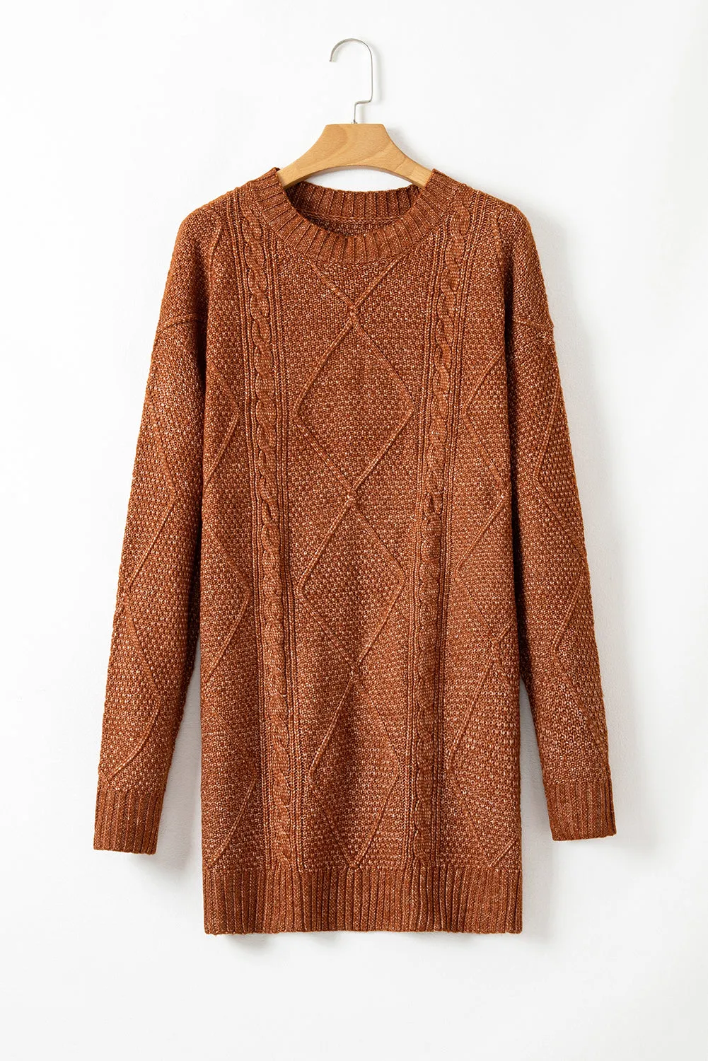 Cozy Cable Knit Boyfriend Sweater
