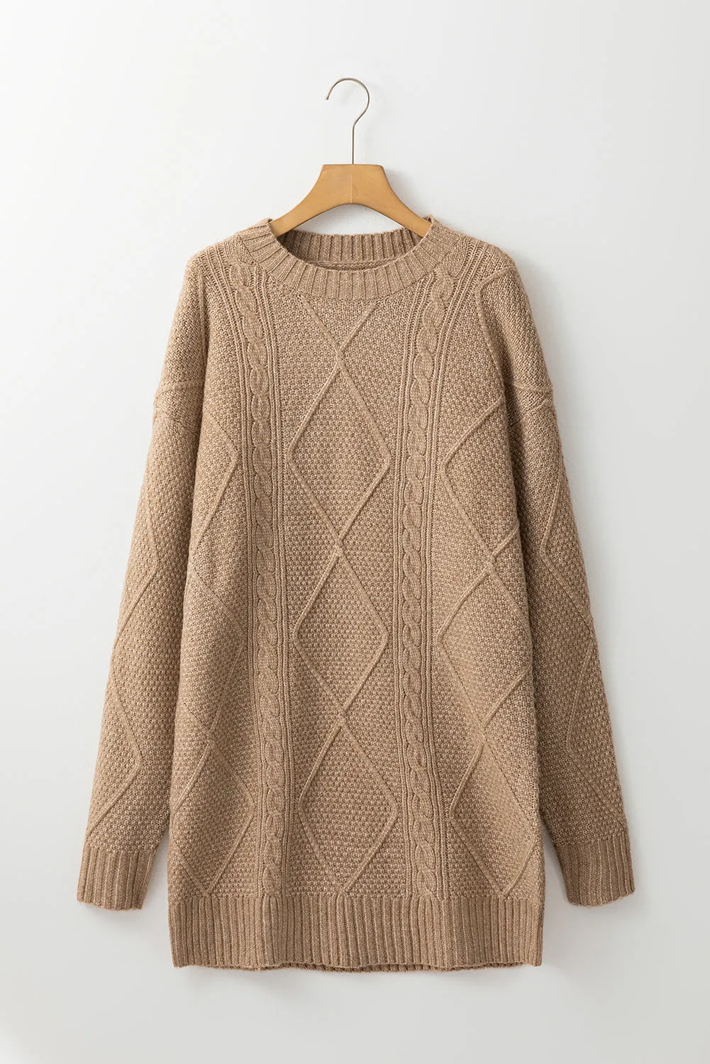 Cozy Cable Knit Boyfriend Sweater