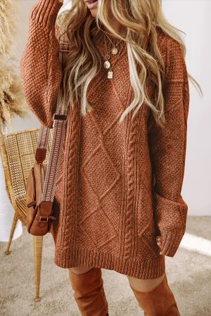 Cozy Cable Knit Boyfriend Sweater