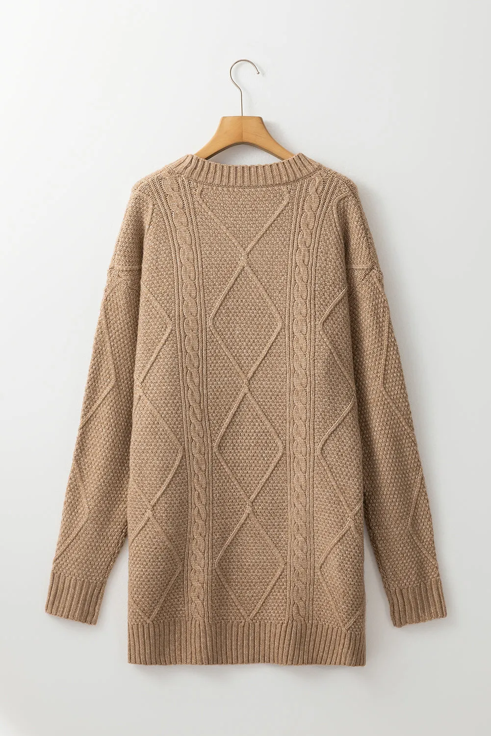 Cozy Cable Knit Boyfriend Sweater