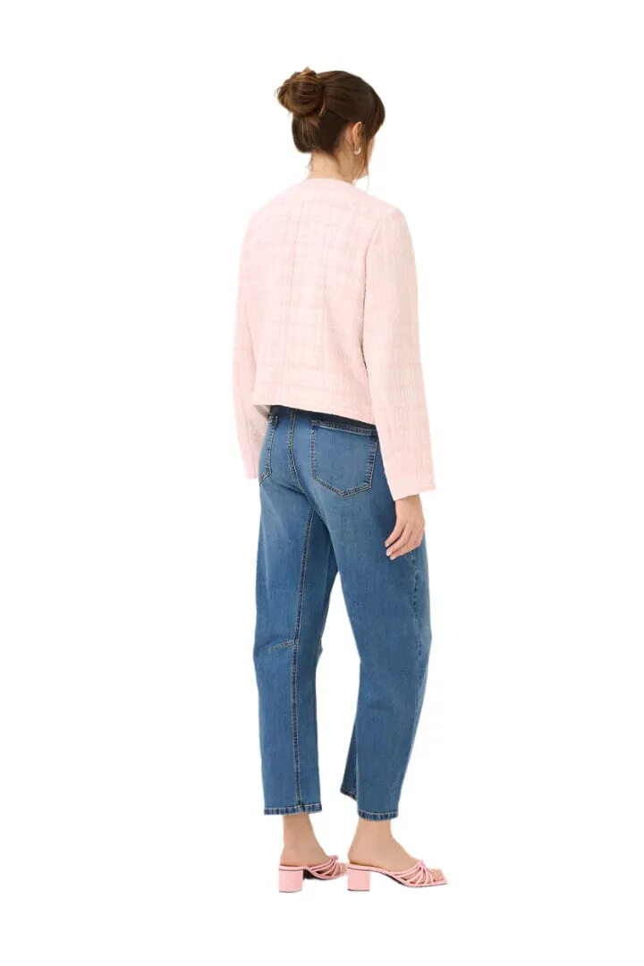 CROPPED BARREL JEAN