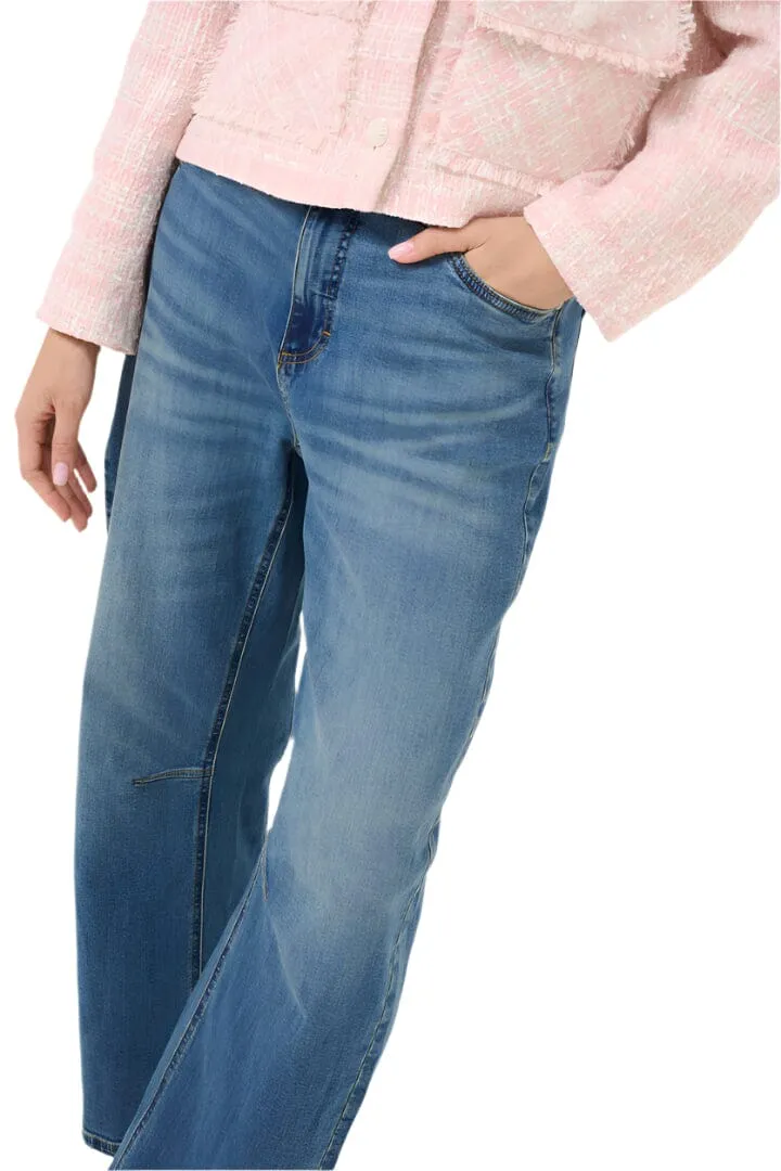 CROPPED BARREL JEAN