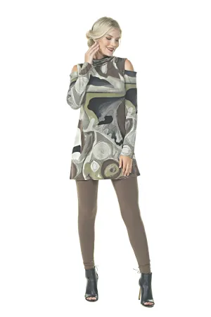 Double Waist Band Double Layered Long Leggings