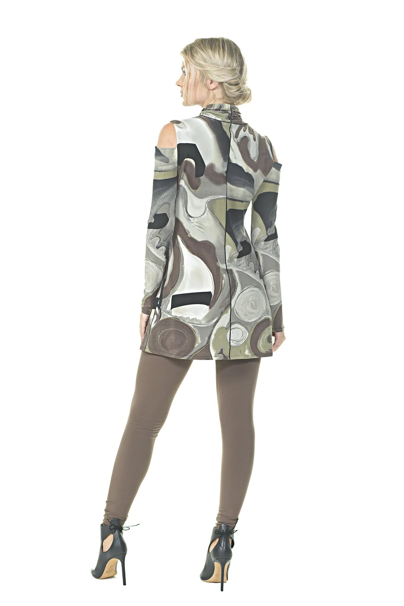 Double Waist Band Double Layered Long Leggings