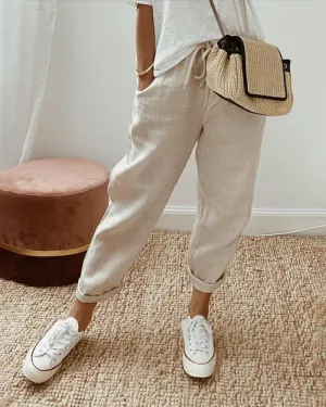 Elodie® | Relaxed Linen Joggers