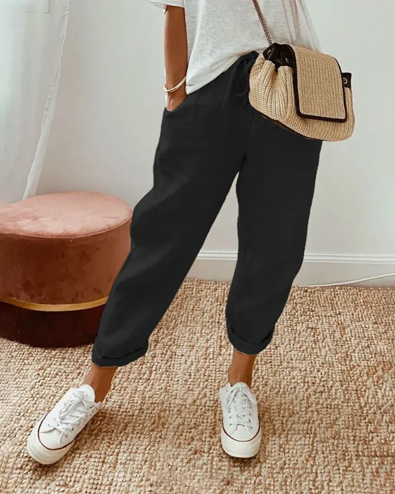 Elodie® | Relaxed Linen Joggers