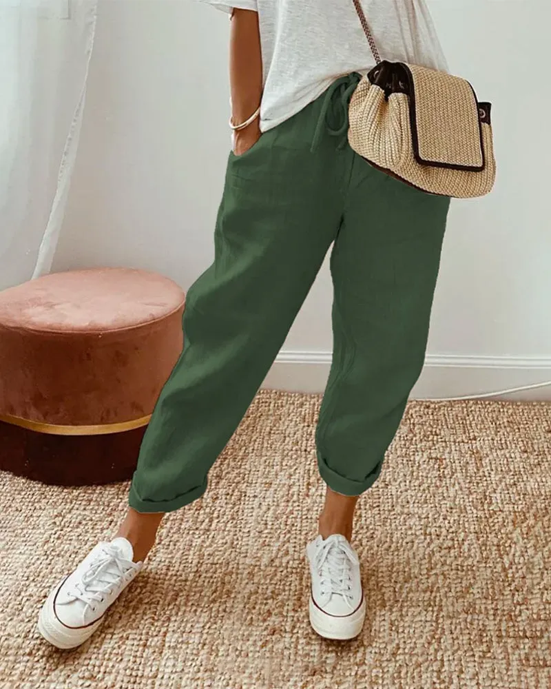 Elodie® | Relaxed Linen Joggers