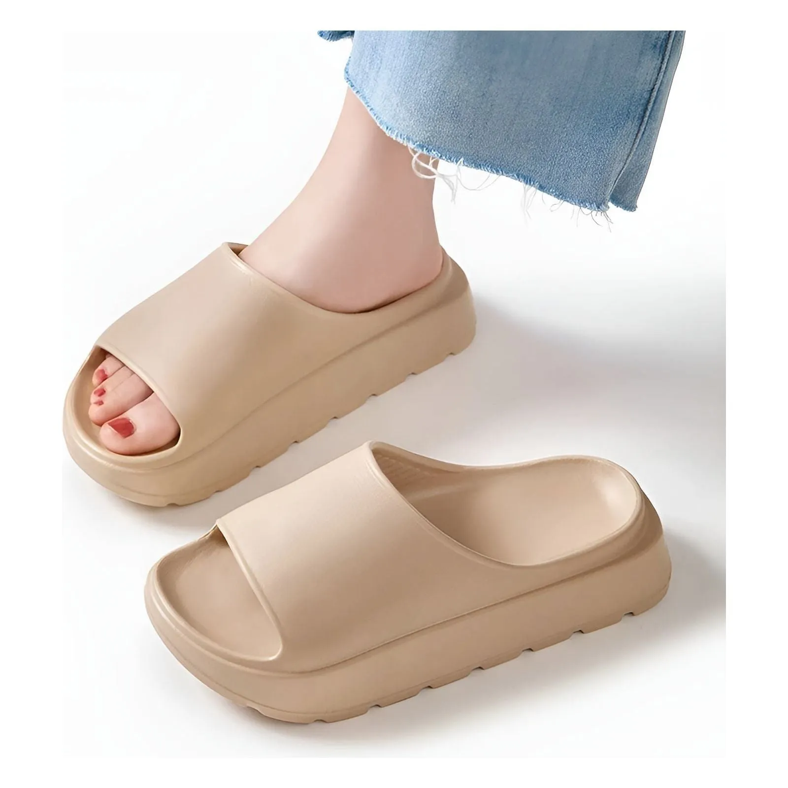 ErgoCloud Slides - Ergonomische Sommer Wolkenpantoffeln mit Dickem Boden