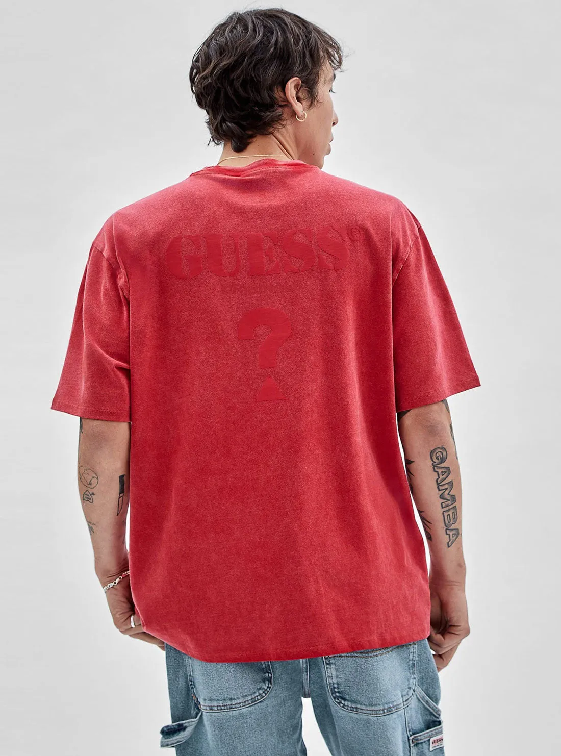 Guess Originals Red Camp Logo T-Shirt