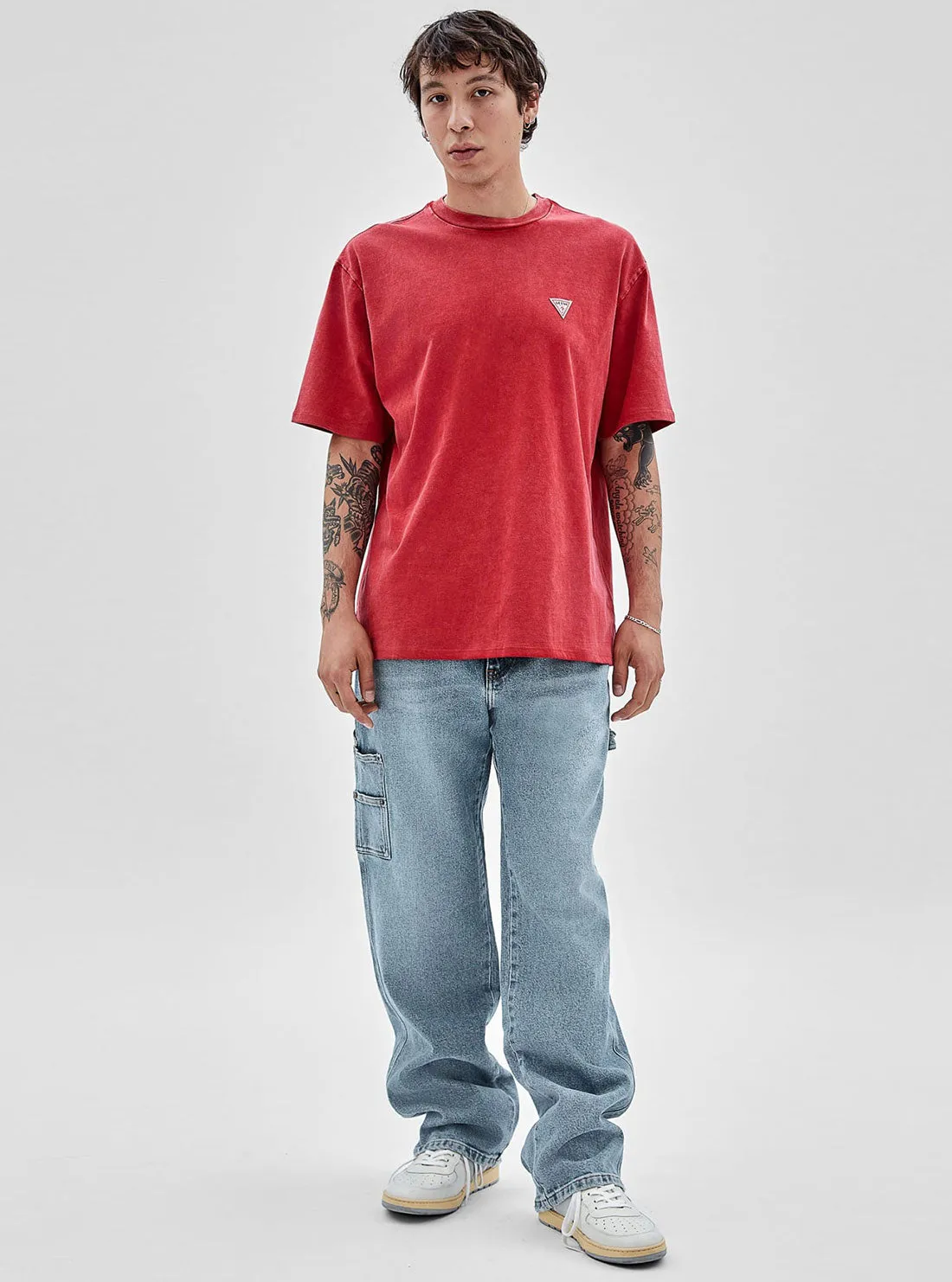 Guess Originals Red Camp Logo T-Shirt