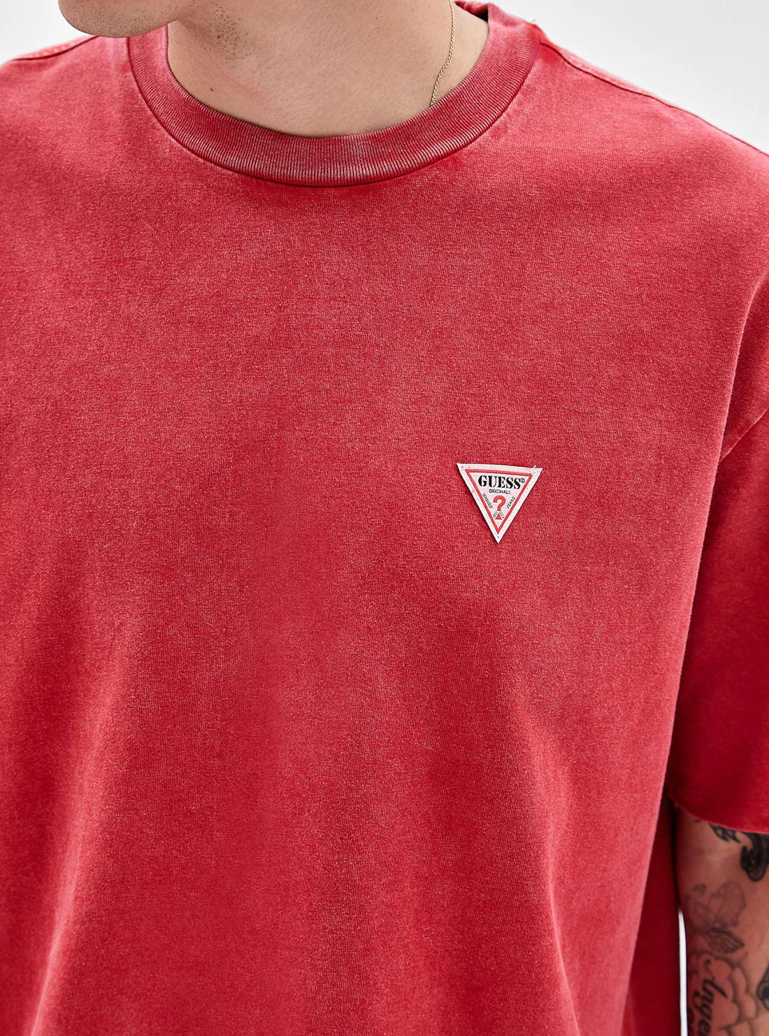 Guess Originals Red Camp Logo T-Shirt