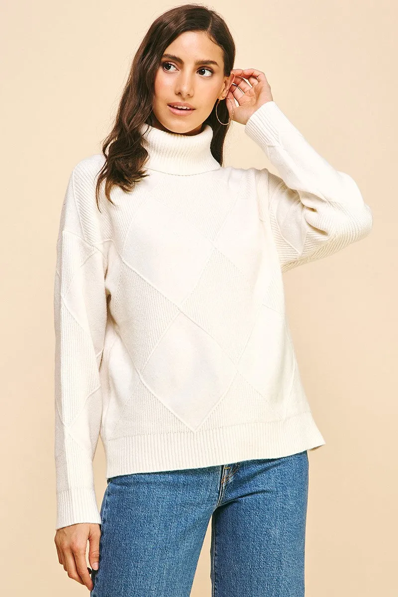 Hey Pumpkin Turtle Neck Sweater