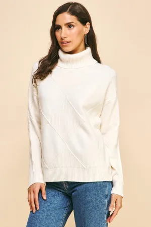 Hey Pumpkin Turtle Neck Sweater