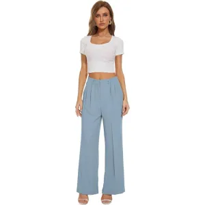 High Rise Classic Straight Trousers