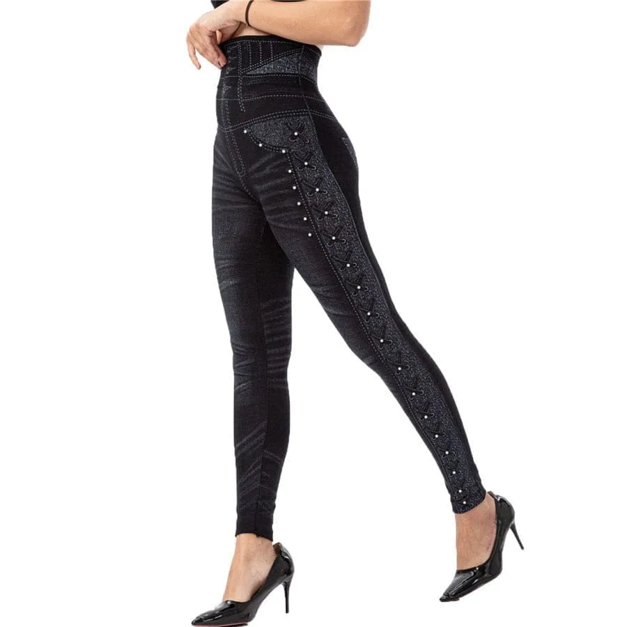 High Waist Leggings Women's Fashion Sexy Seamless Pants