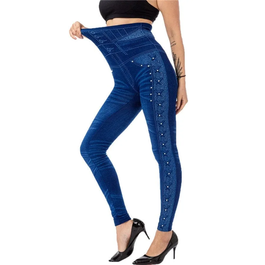 High Waist Leggings Women's Fashion Sexy Seamless Pants