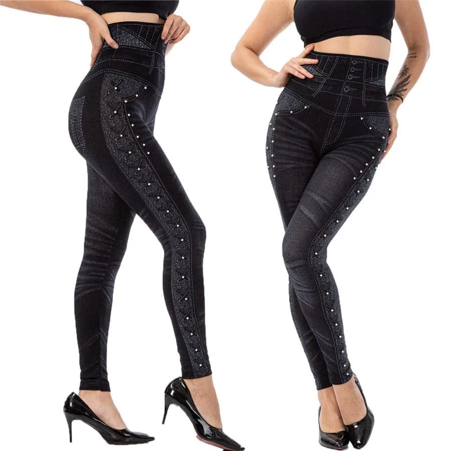 High Waist Leggings Women's Fashion Sexy Seamless Pants
