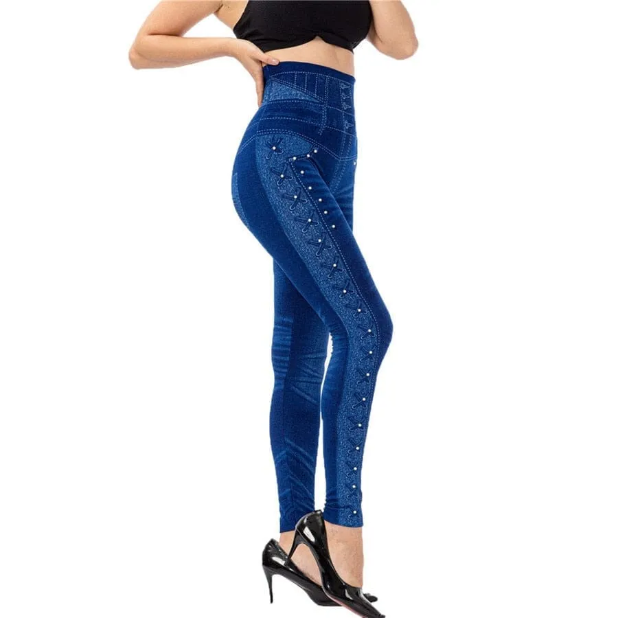High Waist Leggings Women's Fashion Sexy Seamless Pants
