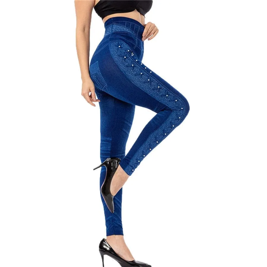 High Waist Leggings Women's Fashion Sexy Seamless Pants