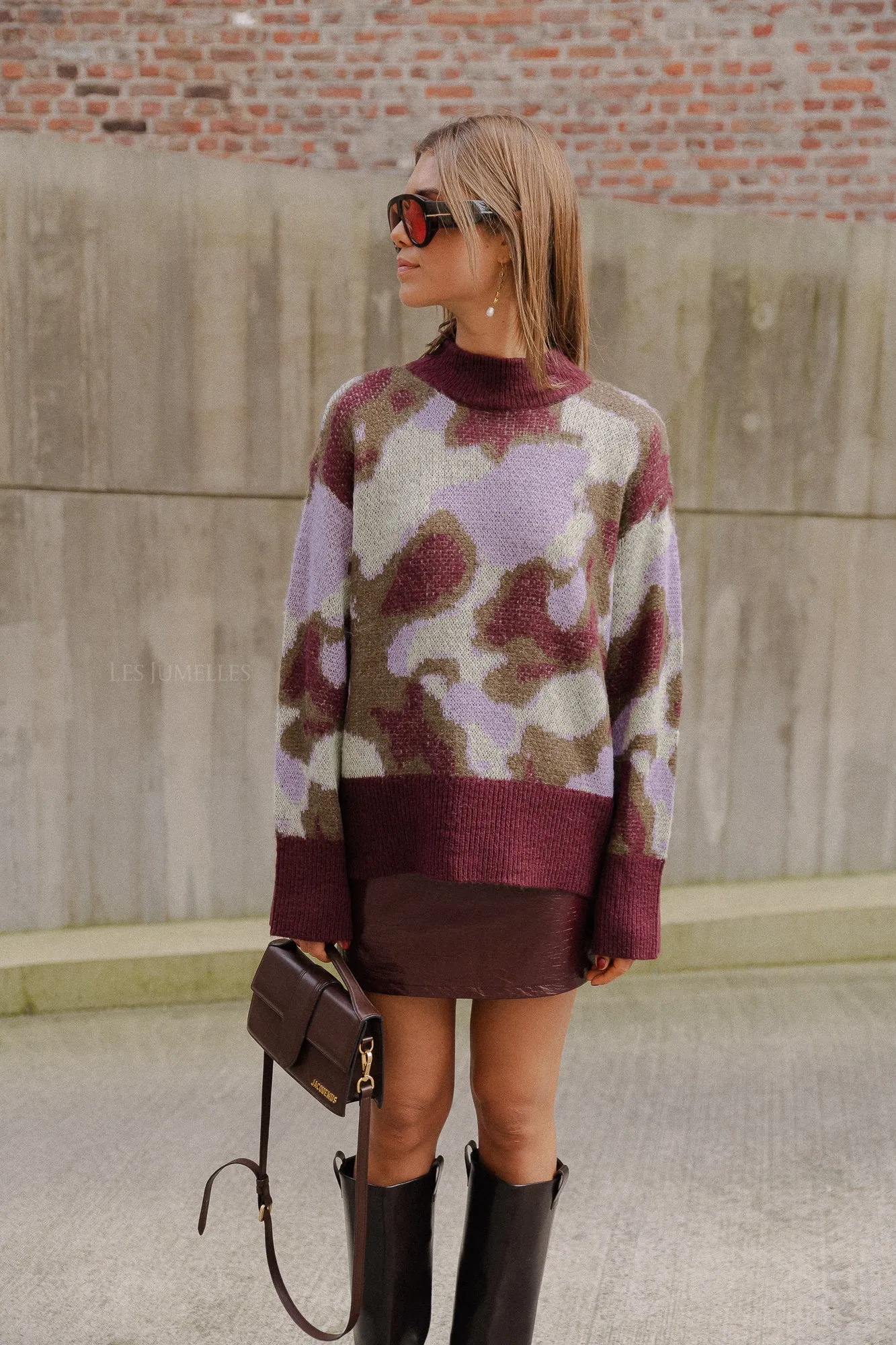 Isabeau skirt burgundy