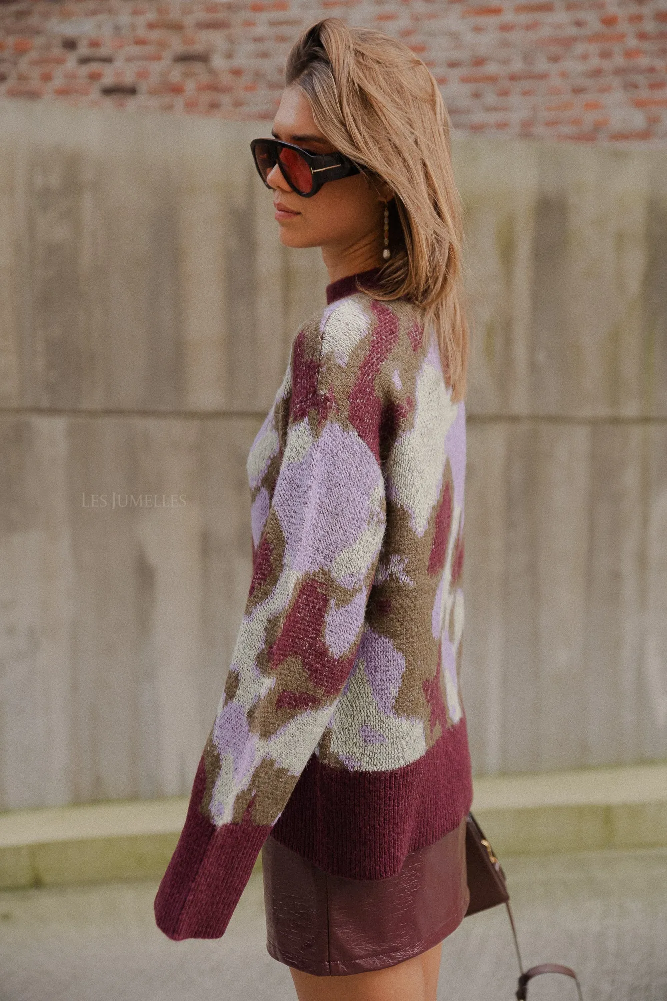 Isabeau skirt burgundy