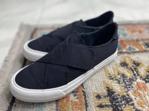Ivette Black Slip on Sneaker - Very G | FINAL SALE
