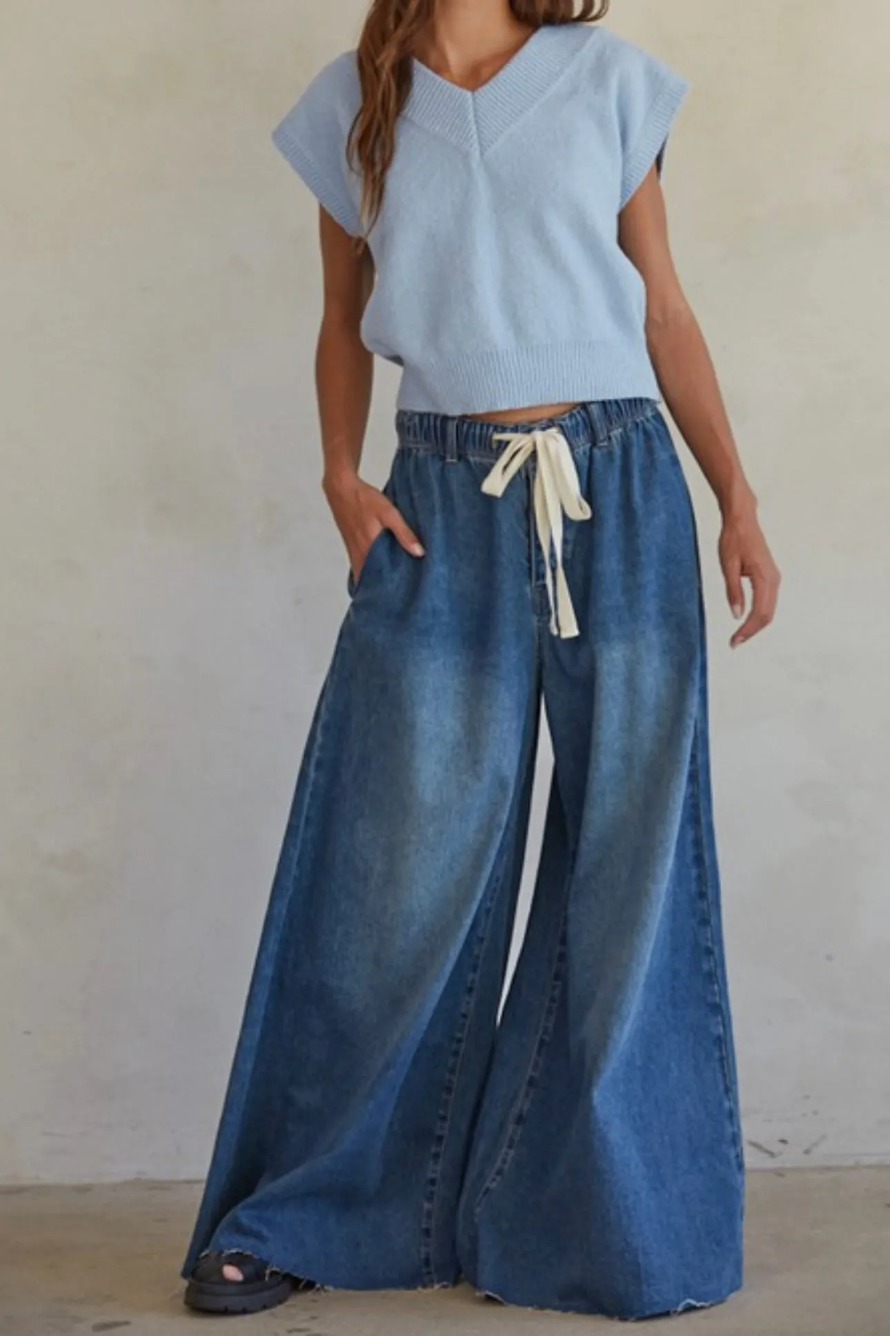 Jaci Wide Leg Denim