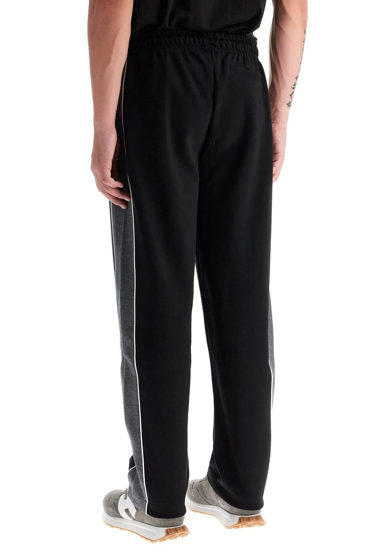 joggers with side stripes H24MAIJO0006 NOIR