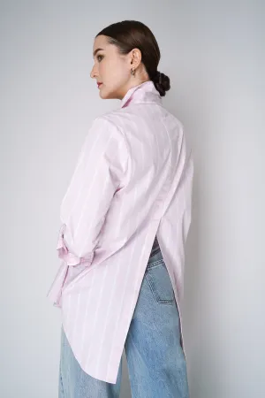 L'Agence Layla Back-Vent Poplin Tunic