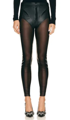 LAMARQUE Celicia Faux Leather Leggings in Black