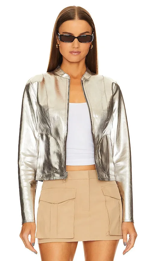 LAMARQUE Chapin Jacket in Brown