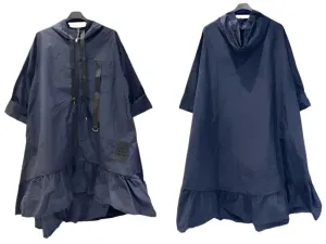 Lightweight Hooded Jacket  Made In Italy One Size