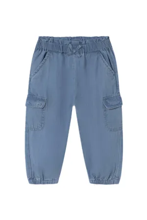 Loose Denim Cargo Pant