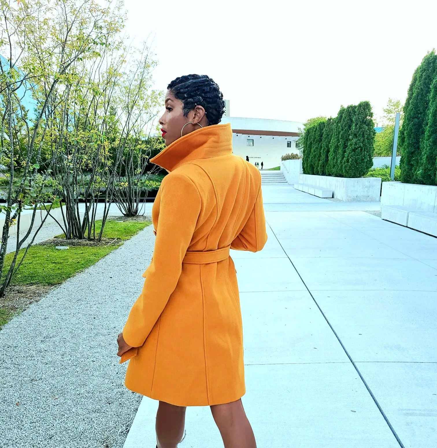Michelle double breasted trench coat