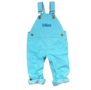 Mint Denim Overalls