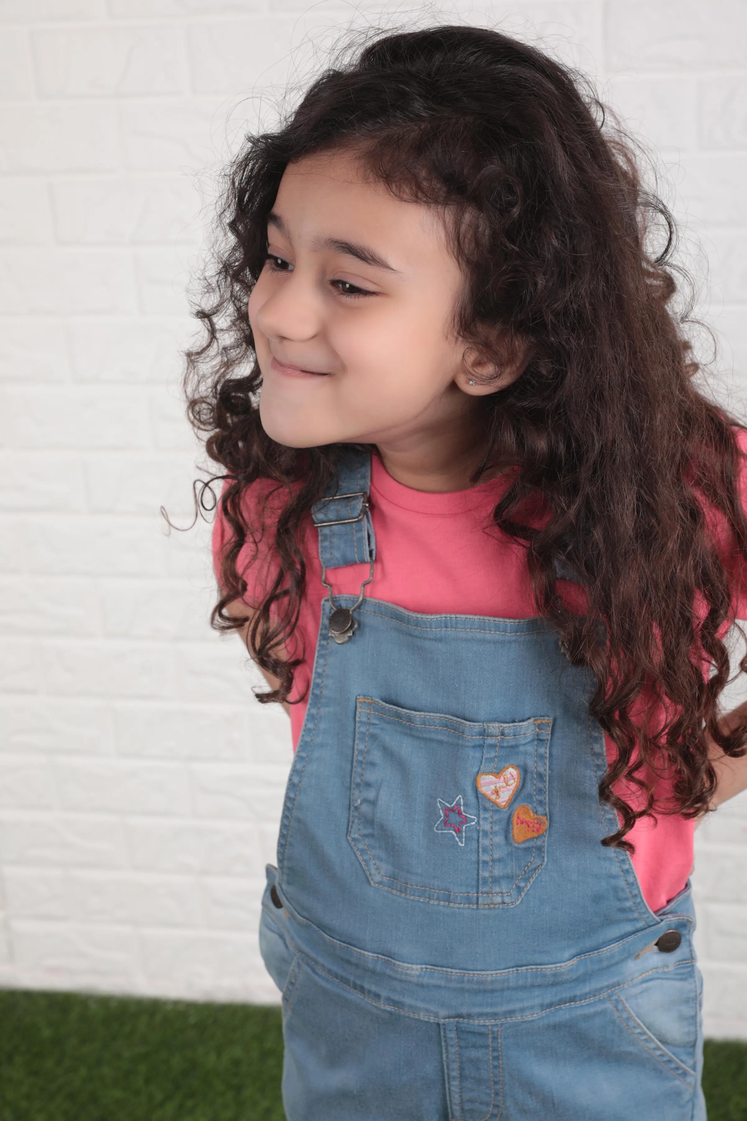 Pale Denim Dungaree