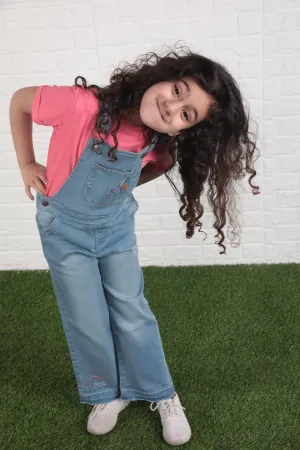 Pale Denim Dungaree